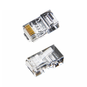 無料サンプルCat6 RJ45コネクタ8P8C UTP非シールドLANケーブルパススルー3プロングネットワーキングアプリケーション - Product Image 3