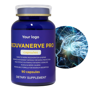 Cápsulas de vitamina B12 Rejuvanerve Pro de alta potencia para un bienestar equilibrado y soporte diario 90 Ct - Product Image 1