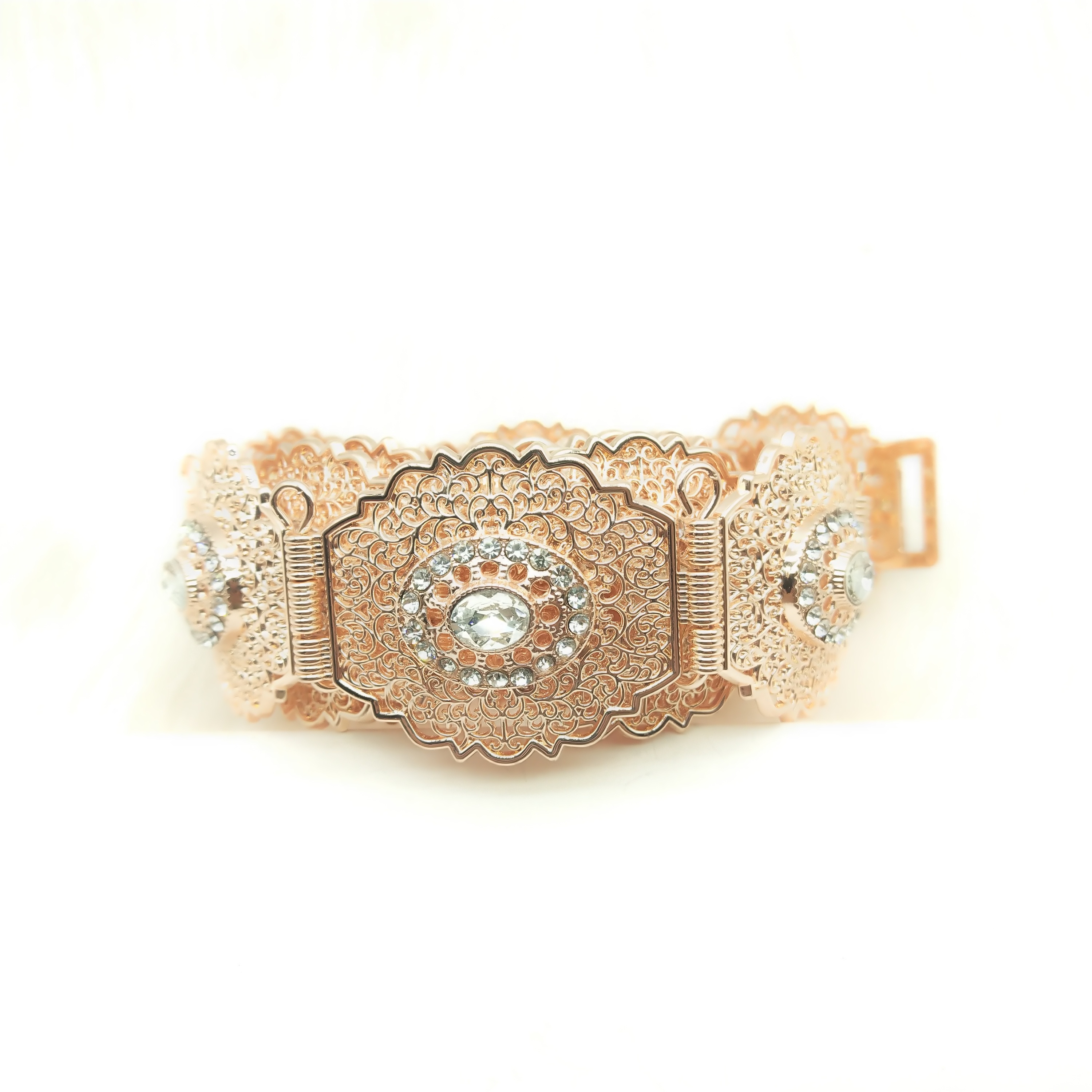 Or rose + Blanc