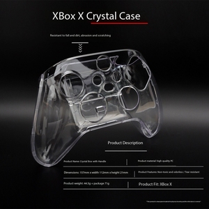 For <strong>Xbox</strong> Series <strong>X</strong> Wireless Controller Crystal Case PC Clear Handle for SX Console and PC Game Controllers &amp; Joysticks - Product Image 3