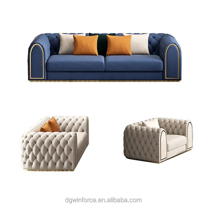 Nuovo divano in tessuto con cuscini moderno nordico elegante ristorante rosa divani divano Salas set soggiorno