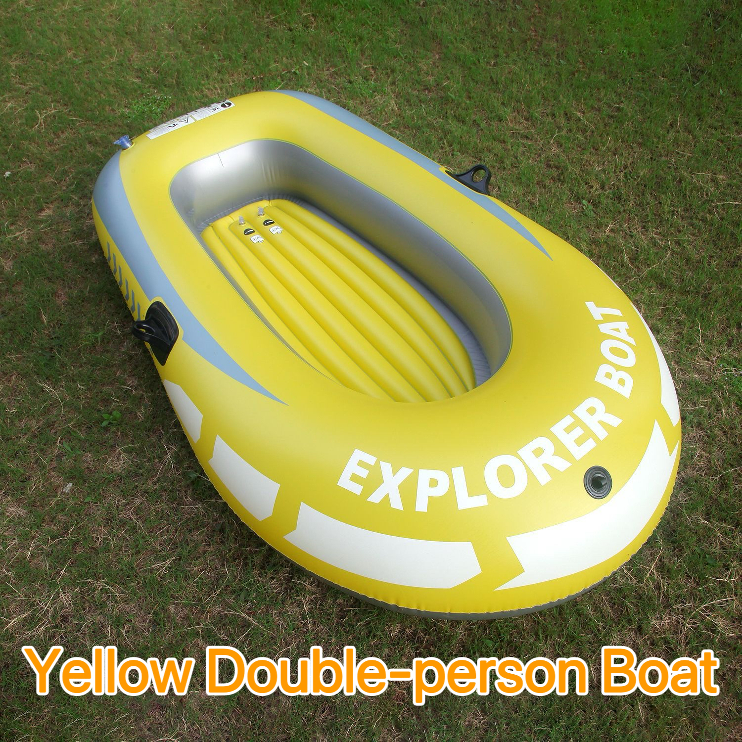 Yellow-double-person boat