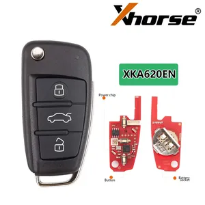Xka620en דור 2 קווית מפתח מרחוק עבור <span class=keywords><strong>audi</strong></span> a6l <span class=keywords><strong>q7</strong></span> סוג 3 כפתורים אוניברסלי מפתח מרחוק עבור Vdi mini/מפתח כלי מקס