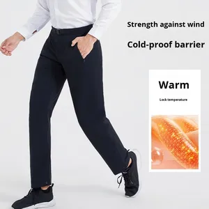 Gamma Unisex Outdoor Softshell Broek Voorraad Fleece Gevoerde Vogelhuisje Winddichte Slijtvaste Casual Rechte Pijpen Wandelbroek - Product Image 5