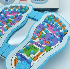 Plastik ayak masajı akupunktur noktası refleksoloji masaj matı kan dolaşımını akupunktur ayak masajı uyarır plaka levha - Product Image 6