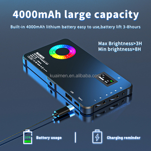 RGB LED Camera <strong>Light</strong> 2500K-9000K CRI 95+ Photography or Video Graphy Work Brightness Adjustment 0-100% 360' Full Color - Product Image 5