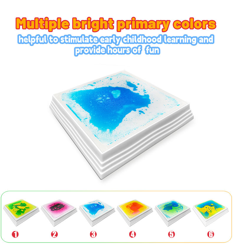 colorful 6pcs,30cm square