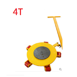 6 Ton rulo 6 tekerlekler kargo palet arabası taşıyan tankları Dolly paten çelik veya PU tekerlek - Product Image 3