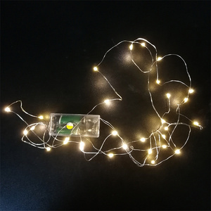 2AA batteria scatola natale filo di rame flessibile <span class=keywords><strong>LED</strong></span> luce fata stringa con funzione costante al prezzo di fabbrica