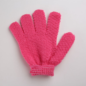 Tùy Chỉnh Nylon Năm Ngón Tay Mitt Massage Da Chết Remover Body Exfoliator Găng Tay Body Scrubber Vòi Hoa Sen Tẩy Tế Bào Chết Găng Tay Tắm - Product Image 5