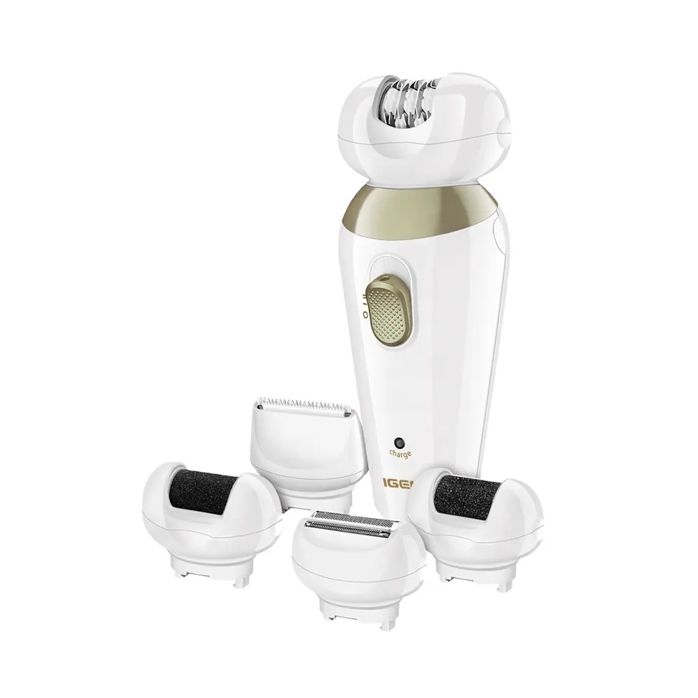 GEEMY IGEMEI GM7005 Rechargeable Lady Epilator Tool Facial Body Armpit Hair Removal