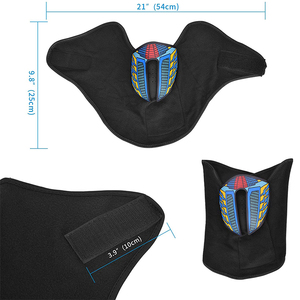 หน้ากากฮาโลวีนเพลง LED Light Up Rave Mask เสียงเปิดใช้งานกระพริบส่องสว่างหน้ากากปาร์ตี้เย็น - Product Image 6