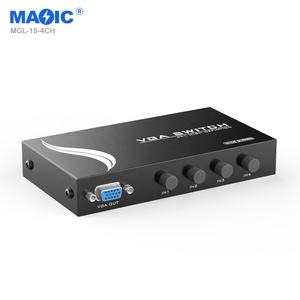 Alta definición 1080P 60Hz Full HD VGA Switch 1440P Bi Direction Video Switcher 4 Entrada 1 Salida para Monitor - Product Image 1