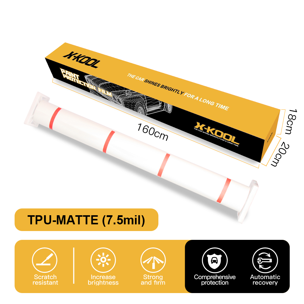 PPF Transparente Mate de TPU de 7.5mil