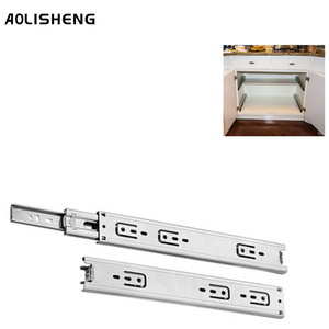 Aolisheng 304 Roestvrijstalen Lade Glijbaan Kogellager Volledig Verlengstuk Telescopisch Kanaal 45Mm Keuken Hardware Lade Rails - Product Image 1