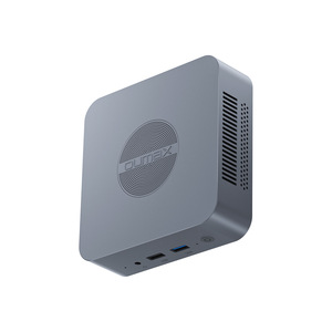 OUMAX-N100/N95 MINIPC portatile casa ufficio affari doppia porte di rete Host Computer Intel N95 Quad Core 16GB SSD Dual per HD - Product Image 6