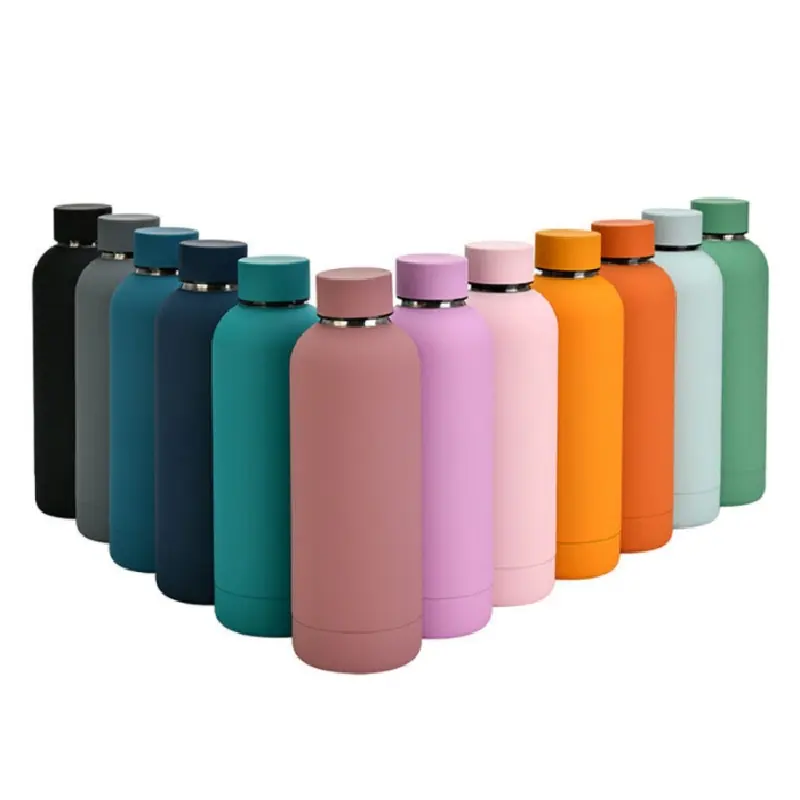 Travel Double Walled Vacuum Insulated Stainless Steel Sport Flask Water Bottle