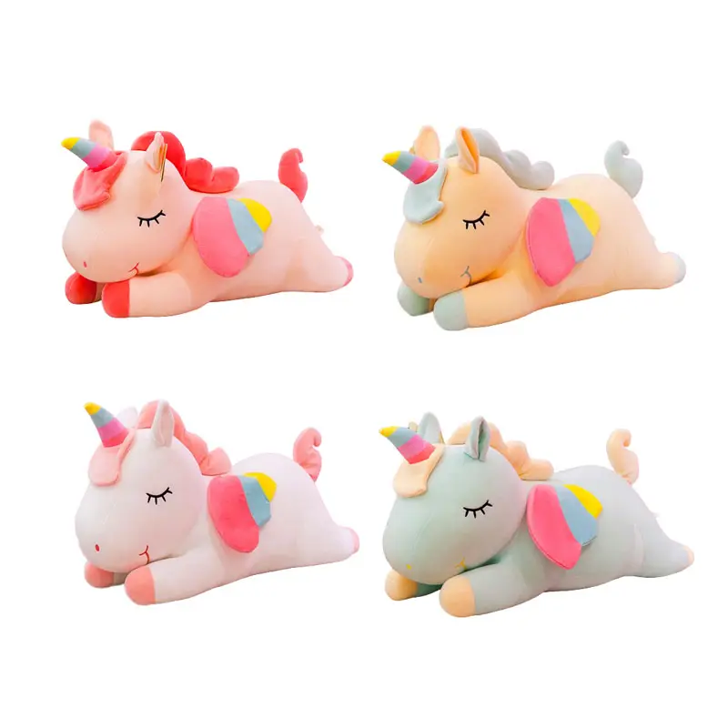 Peluche unicornio Pony coleccionista muñeca Animal Retro juguete gran regalo de cumpleaños para niños niñas