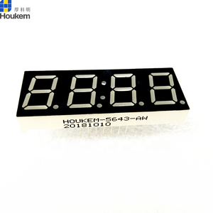 14 pin 0.56 Inch 4 Digit LED Display Tube Decimal 7 Segments display Double Dots Module White