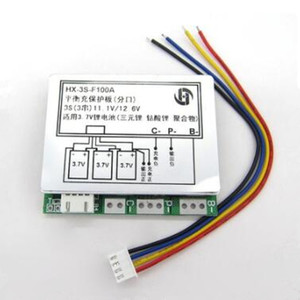 Three <strong>strings</strong> of 12.6V lithium battery protection panels 3 <strong>strings</strong> of 11.1V polymer 12V 100A interport equalization HX-3S-F100A - Product Image 3