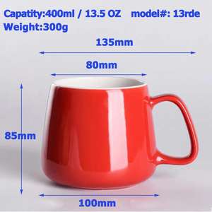 Modernqiu卸売プレーン高級磁器カップセラミックコーヒーカップ蓋とスプーン付き - Product Image 2