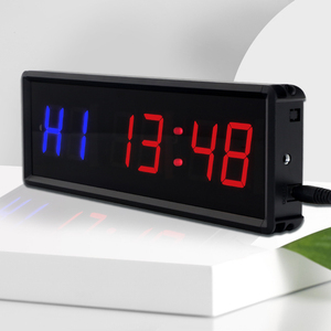 LED 1,5 Zoll Gym Tabata FGB Timer Digital Fitness Hiit Intervall Übungs schaltung Wanduhr - Product Image 3