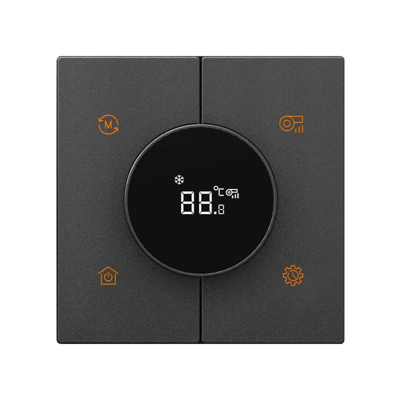 En gros 240V universel numérique air froid régulateur de température chambre d'hôtel intelligent ZigBee bouton thermostat