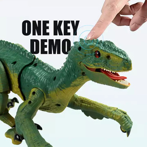 2.4GHz Remote Control Velociraptor Simulated Walking Dinosaur Intelligent Auto-demo Electric RC <strong>Toy</strong> with <strong>Roaring</strong> Sound/Light - Product Image 3