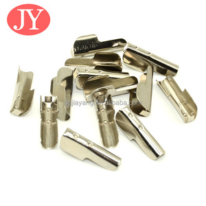 <strong>Elastic</strong> Rope Cord Ends <strong>with</strong> Metal Crimp Clasp and Tail <strong>Clip</strong> for Handbags Ribbon Webbing Stopper - Product Image 6