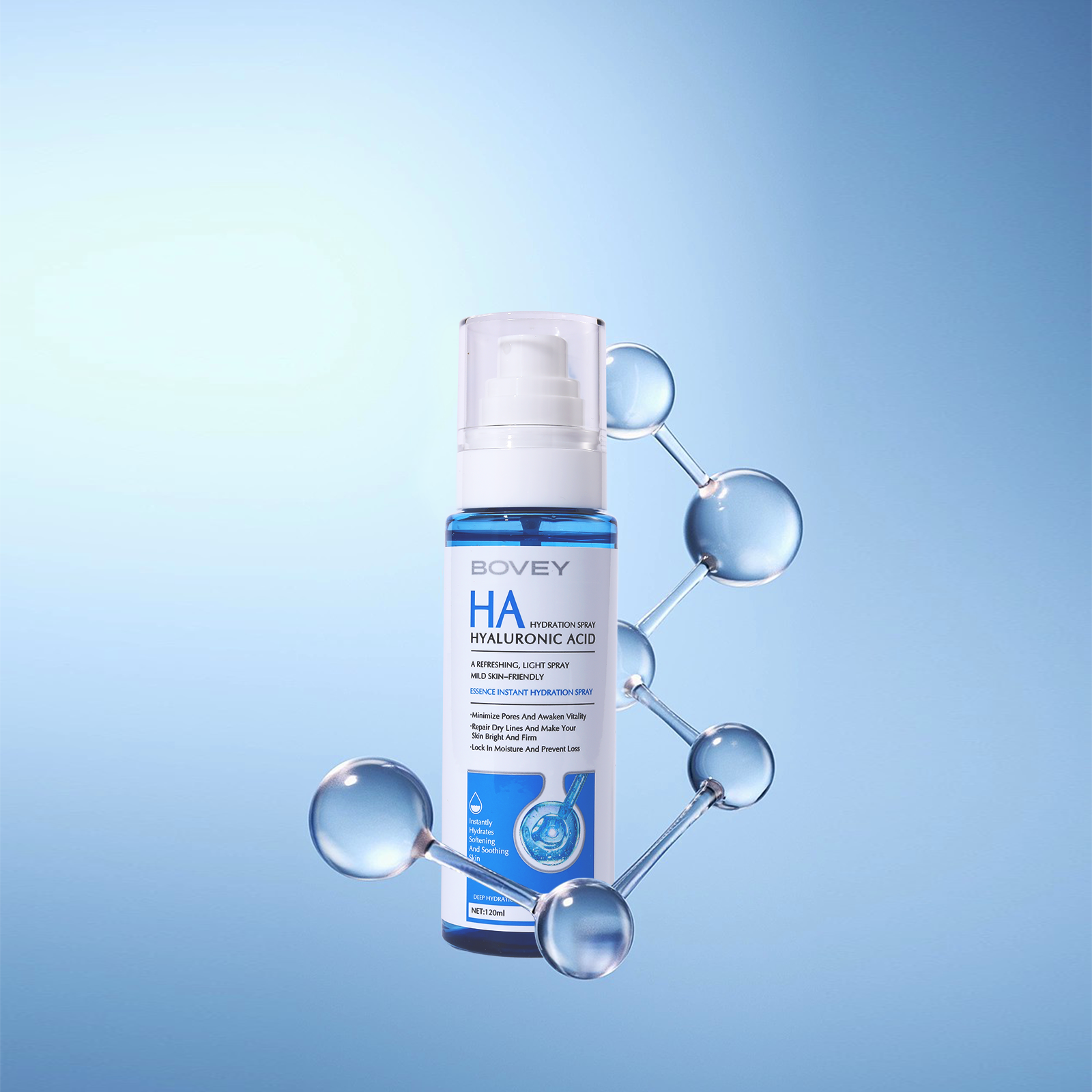 120ml Hyaluronic Acid Essence Instant Hydration Spray