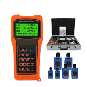 เครื่องวัดการไหลแบบอัลตราโซนิคแบบดิจิตอลพร้อมหน้าจอ LCD สำหรับของเหลวอากาศน้ำสื่อน้ำมัน - Product Image 6