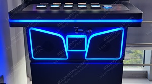 Oem Dịch vụ thiết kế mới 43 cong màn hình đứng lên kiosk Kim loại/gỗ thương mại trò chơi kỹ năng máy tủ để bán - Product Image 4