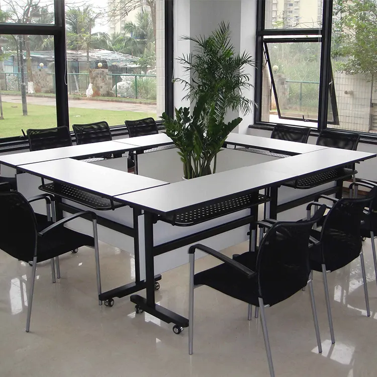 New design popular study table for students folding training desk study exam desk