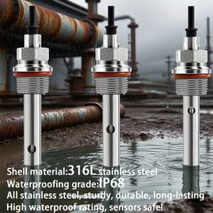 Pengukur <span class=keywords><strong>PH</strong></span> industri baja tahan karat 316 IP68 EC elektroda Modbus konduktivitas 3 detik respons untuk perawatan kotoran air murni - Product Image 4