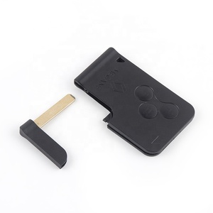 High quality hot selling Universal 10X <strong>3</strong> button smart card car <strong>key</strong> shell replacement for Renault <strong>Megane</strong> - Product Image 2