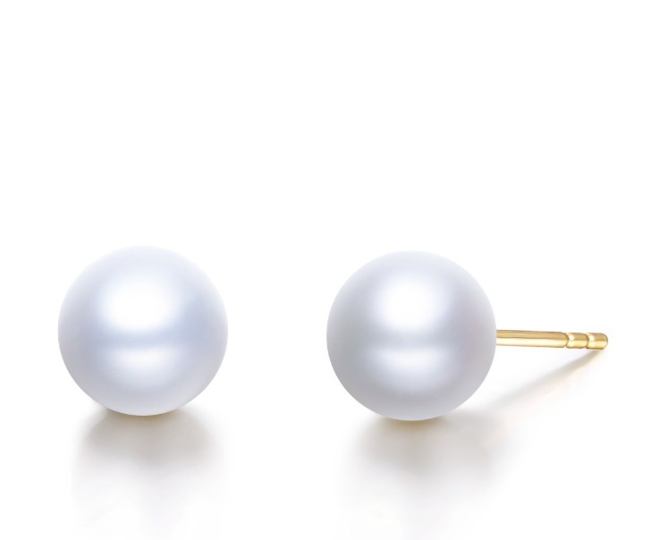 Pendientes de perlas de 6,5-7 mm