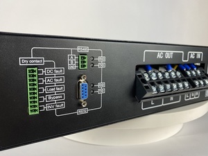 2U DC/AC-Wechsel richter 1000W 4000W Spitzen leistung Reine Sinus welle RS232 RS485-Schnittstelle Einzel ausgang 220VAC 50Hz LCD-Anzeige 24VDC - Product Image 4
