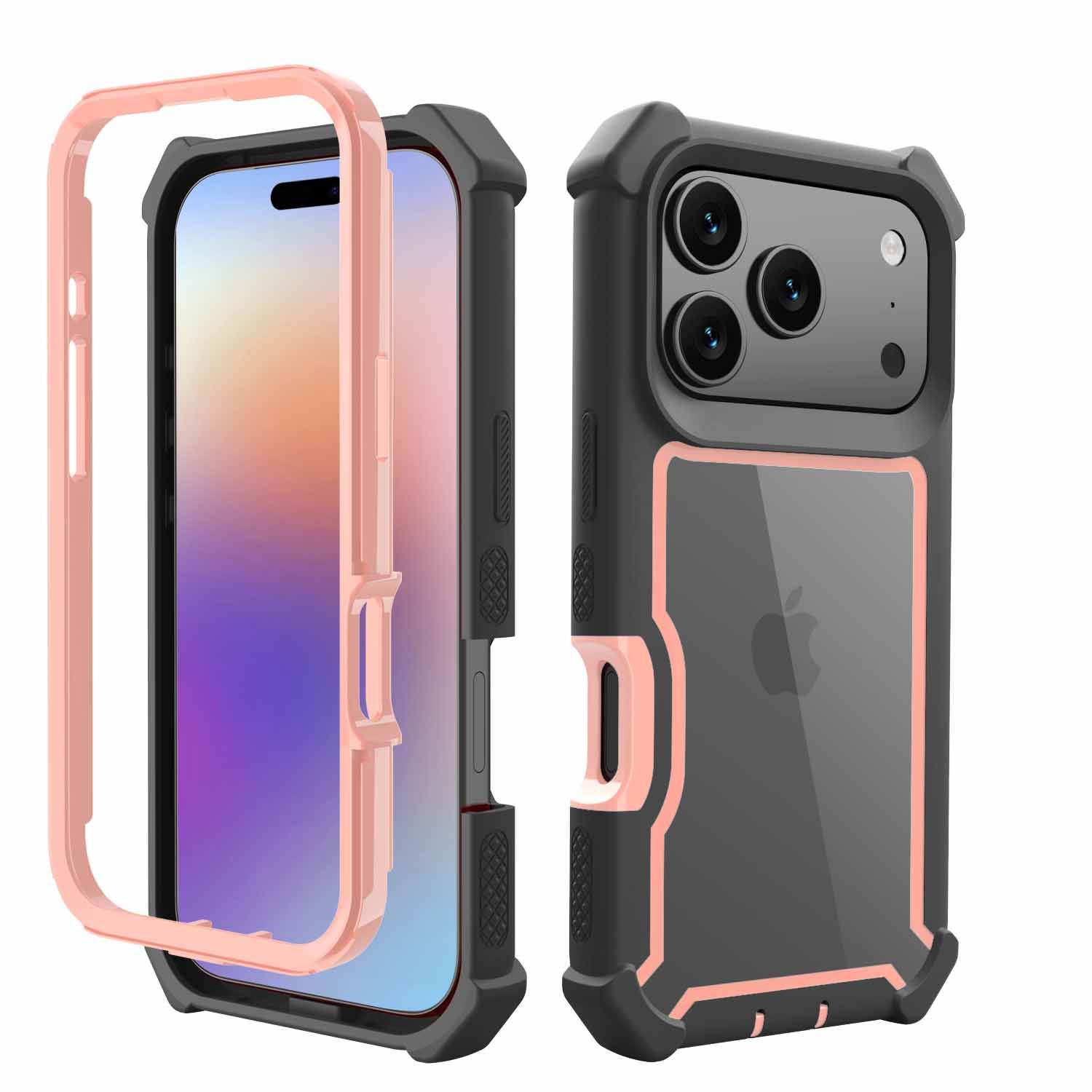 ดำ + ชมพู