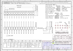 PCB personalizzato 1.27mm 2.0mm 2.54mm Pitch varietà 8p 12p 16p 26p 32p 14p spina ad angolo retto doppia fila di intestazione connettore - Product Image 4