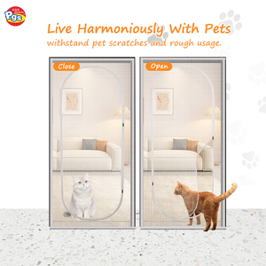 Wonderkind ppsd01 duurzaam kattbestendig deurscherm với rits lưới deurgordijn cho huisdieren - Product Image 2