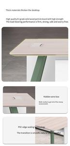 豪华现代行政办公桌天然木材经典家庭办公室和总统办公桌 - Product Image 6