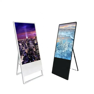 Портативный умный внутренний киоск Android сетевой рекламный плеер Lcd Signage Digital A Board - Product Image 1