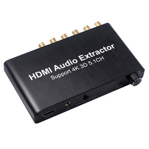 5.1ch适用于HDMI至3.5毫米RCA模拟转换器音频提取器解码器和放大器5.1声道声音分离器适用于PS4 DVD - Product Image 2