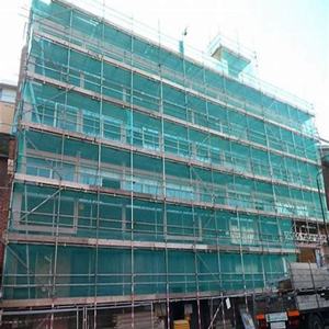 PE /PET建設メッシュ破片建設足場安全ネット建築用