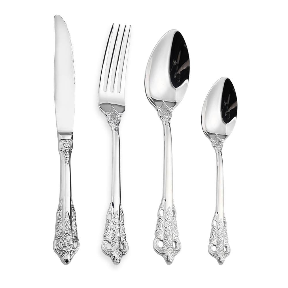4Pcs Silver