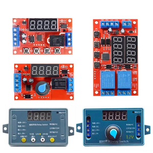 DC 5V 12V 24V 10A modulo relè di ritardo di tempo regolabile LED relè di temporizzazione digitale Timer di ritardo interruttore di controllo del Timer interruttore di controllo - Product Image 1