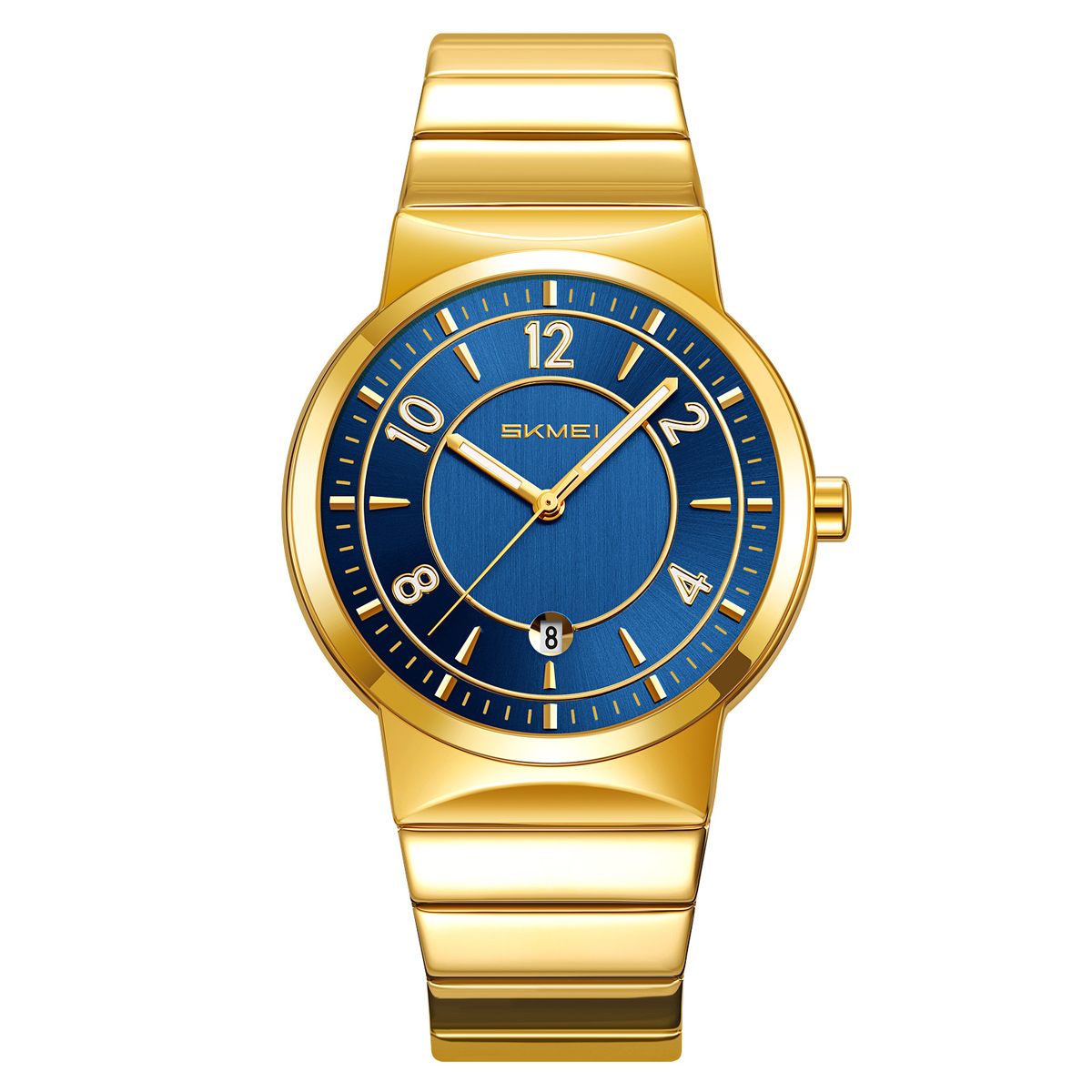 gold/blue