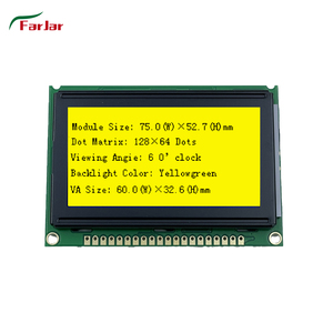 Modulo 12864 75*52.7mm 20 Pin interfaccia, schermo Lcd grafico da 2.7 pollici - Product Image 2