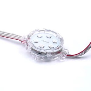 Esterno impermeabile DMX512 Breakpoint continua DC24V 6LED/pz 50MM RGB punto luce LED Pixel - Product Image 3