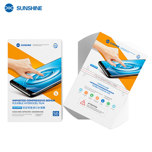 Güneş SS-057R esnek hidrojel Film ekran koruyucular telefonu düz kenar yok çözgü koruyucu Film kesici makine için - Product Image 1